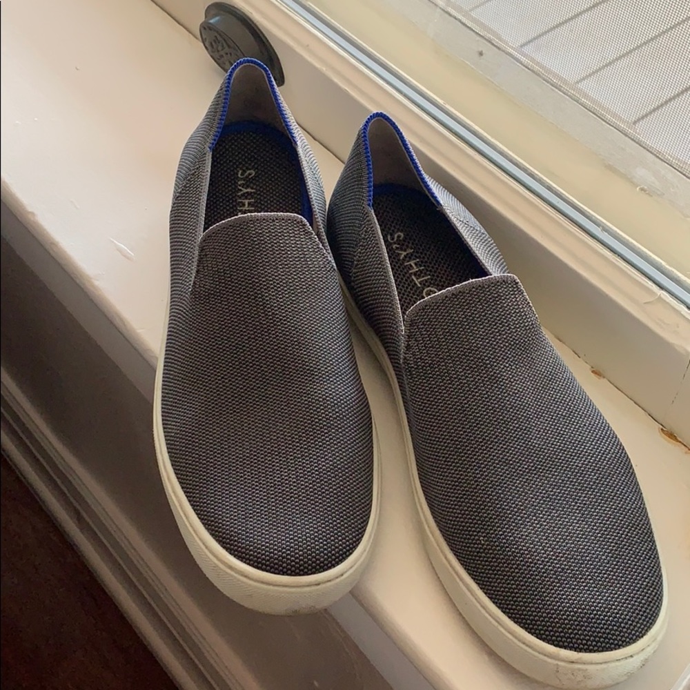 Rothys Steel Grey Sneakers